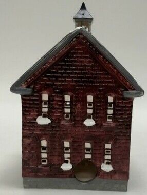 VINTAGE DEPARTMENT 56 ORIGINAL SNOW VILLAGE NEW SCHOOL HOUSE EUC